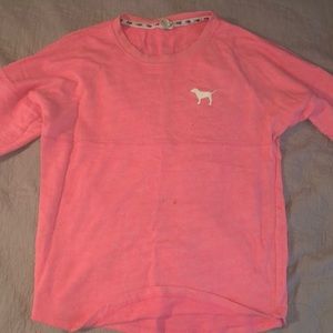 VS Pink sweatshirt in hot pink *oversized medium*